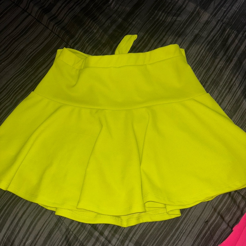 Lime green cute Skirt🥝✨